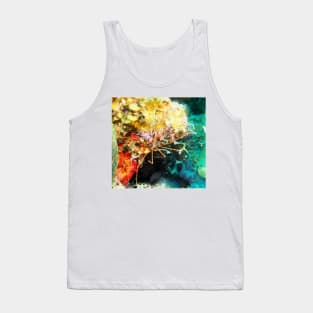 Arrow Crab on Coral Reef Tank Top